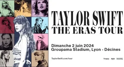 Taylor Swift : deux concerts exceptionnels à Lyon en juin 2024