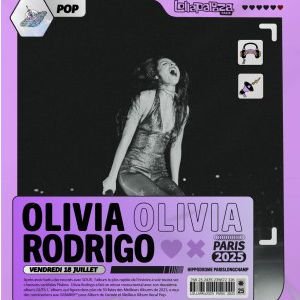 LOLLAPALOOZA PARIS - PASS 1 JOUR - VENDREDI - OLIVIA RODRIGO