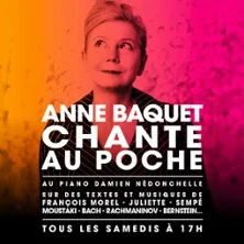 Anne Baquet Chante Au Poche - Théâtre Poche Montparnasse